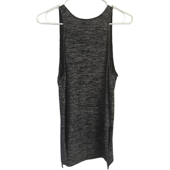 Wilfred Free Ornella Sleeveless Tank Top Split Sides Heather Black Womens Small - Picture 4 of 9